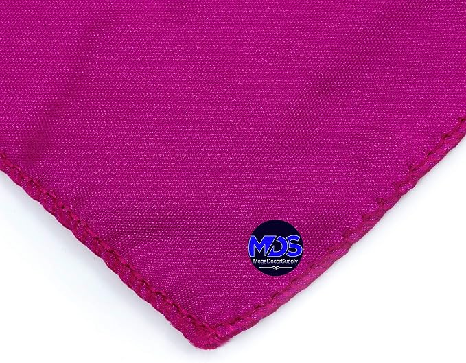 Set of 100 PCS Satin Napkin 12x12 Inch Square, Dinner Table Napkins for Wedding, Bulk Silky Sateen Cloth Napkins for Restaurant Banquet Graduation Birthday Party Decoration - Magenta Violet - Image 3