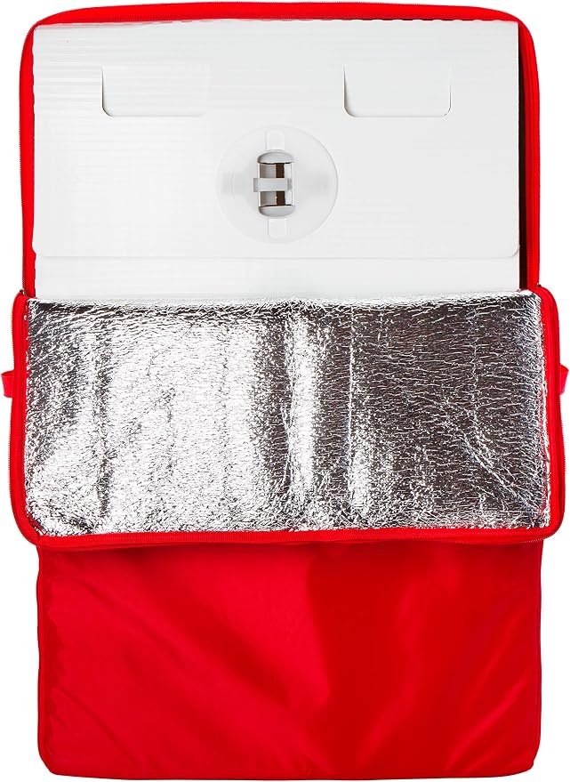 Innovative Sugarworks Medium Cake Porter with Insulated Cover and Cake Carrier, 18" x 18" x 25", White by InnovativeSugarworks