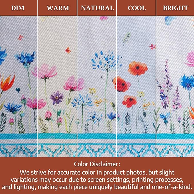 Maison d' Hermine Cloth Napkins Set of 4 Reusable 100% Cotton (20" x 20") | Everyday Square Napkins Cloth Washable Dinner Party Wedding Restaurant Hotel Kitchen Spring Summer - Flower In The Field - Image 6