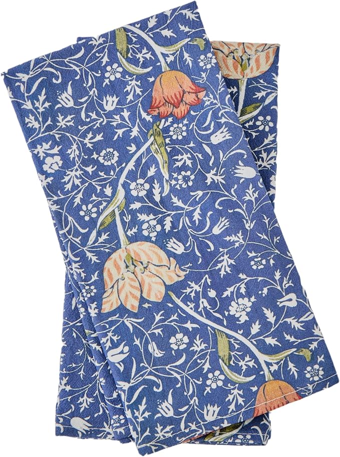 William Morris Medway Cloth Napkins | 100% Cotton, Highly Absorbent, Quick-Dry, & Reusable | Printed Home Decor Premium Cloth Dinner Napkins for Table & Dining | 20" x 20" (Set of 4) - Image 6
