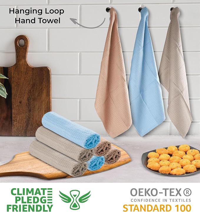 Urban Villa Kitchen Towels Cotton Dish Towels 20”x30” (Set of 6) Multi - Image 3