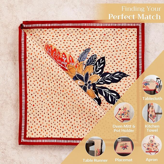 Maison d' Hermine Cloth Napkins Set of 4 Reusable 100% Cotton (20" x 20") | Everyday Square Napkins Cloth Washable Dinner Wedding Restaurant Hotel Kitchen Thanksgiving Christmas - Kalahari - Image 5