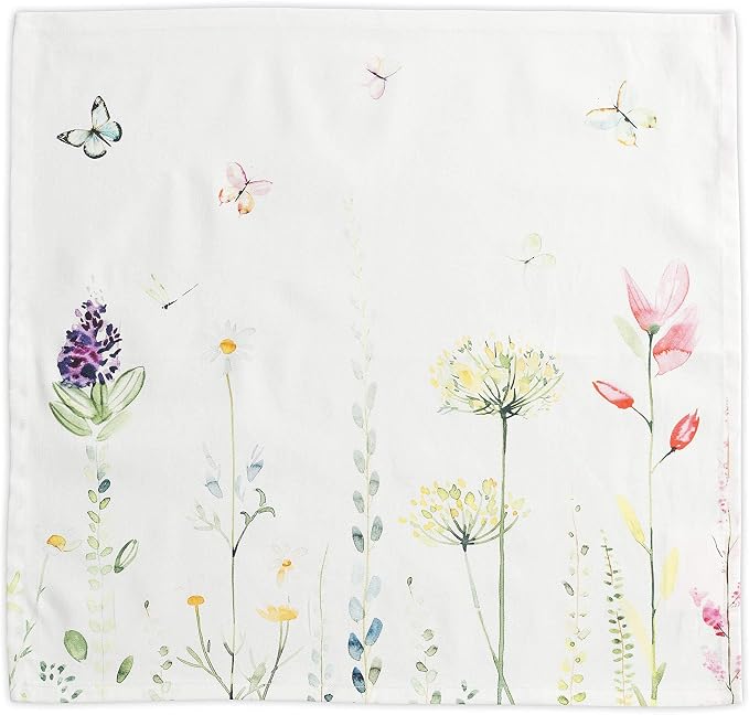 Maison d' Hermine Botanical Fresh Bundle Set 100% Cotton Set of 4 Napkins (20 Inch by 20 Inch) and Set of 4 Place Mats (13 Inch by 19 Inch) - Image 2