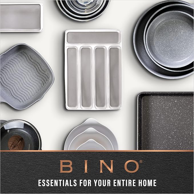 BINO | Plastic Organizer Bins, Large - 4 Pack | THE SOHO COLLECTION | Multi-Use Organizer Bins | Pantry Organizer & Freezer Organizer Bins | Plastic Storage Containers | Bins for Home & Kitchen Org - Image 9