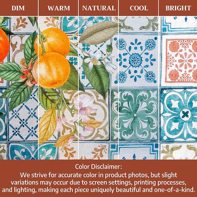 Maison d' Hermine Cloth Napkins Set of 4 Reusable 100% Cotton (20" x 20") | Everyday Square Napkins Cloth Washable Dinner Party Wedding Restaurant Hotel Kitchen Spring Summer - Agrume - Image 6