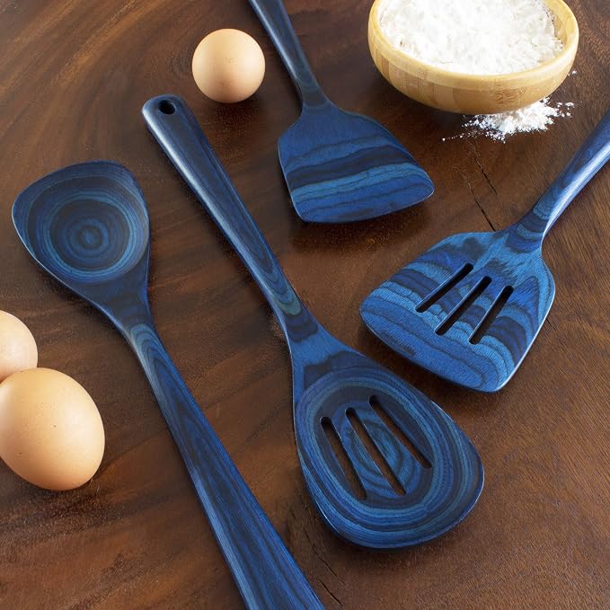Totally Bamboo Baltique Malta Collection 4 Piece Cooking Utensil Set, Ready for Nonstick - Image 2