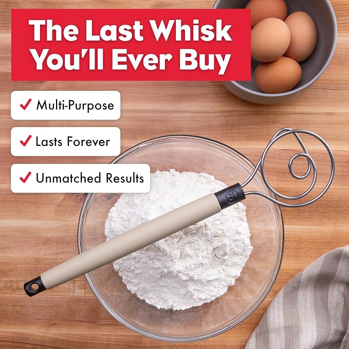 Brod & Taylor Dough Whisk + Bench Knife (Bundle) - Image 10