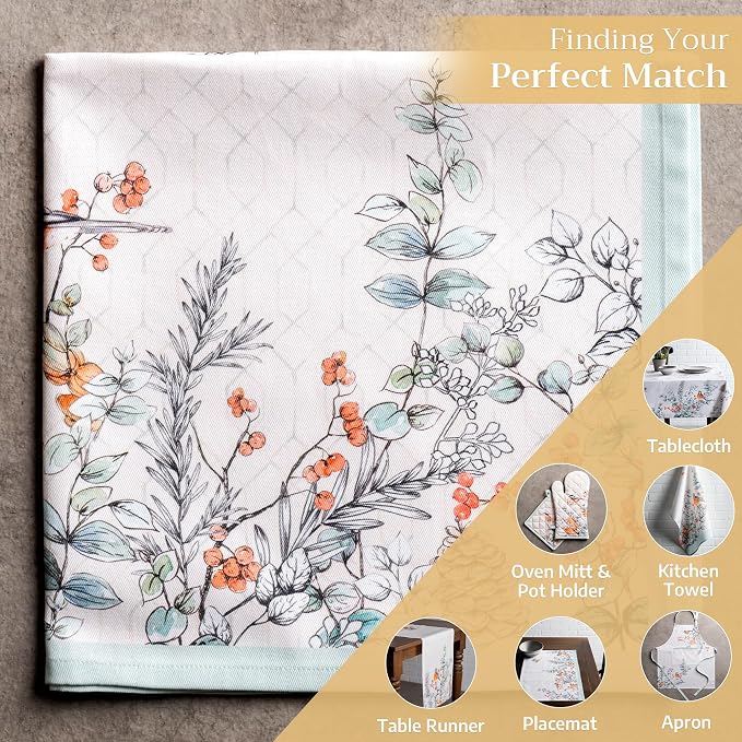 Maison d' Hermine Cloth Napkins Set of 4 Reusable 100% Cotton (20" x 20") | Everyday Square Napkins Cloth Washable Dinner Wedding Restaurant Hotel Kitchen Thanksgiving Christmas - Whitish Shabby Chique - Image 5