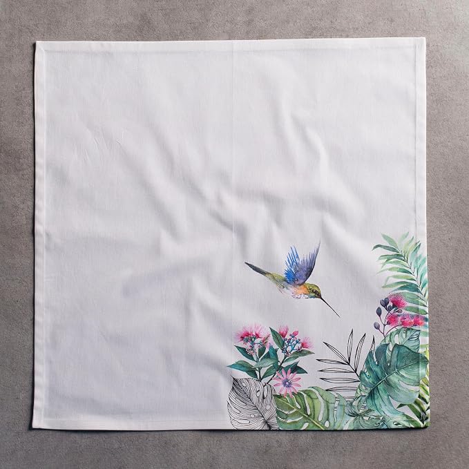 Maison d' Hermine Cloth Napkins Set of 4 Reusable 100% Cotton (20" x 20") | Everyday Square Napkins Cloth Washable Dinner Party Wedding Restaurant Hotel Kitchen Spring Summer - Tropiques - Image 8