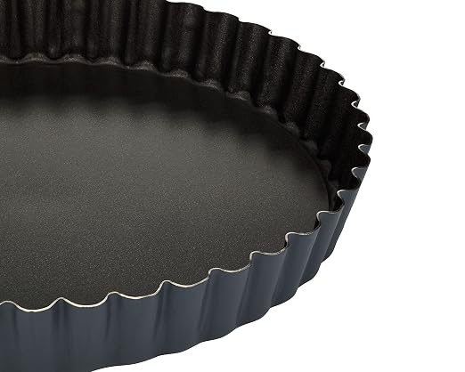 MATFER BOURGEAT 332225 Exopan Fluted Pie Pan with Removable Bottom - Image 7