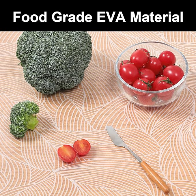 Cooyes Shelf Liners for Kitchen Cabinets, Refrigerator Liners Waterproof & Oil-Proof Kitchen Cupboard Liner Drawer Mats EVA Material Non Adhesive Fridge Liner for Shelves（23.6" W x 118" L） - Image 5