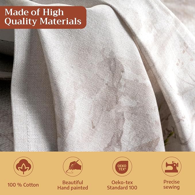 Maison d' Hermine Cloth Napkins Set of 4 Reusable 100% Cotton (20" x 20") | Everyday Square Napkins Cloth Washable Dinner Party Wedding Restaurant Hotel Kitchen Spring Summer - Basse Cour - Image 3