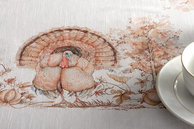 Maison d' Hermine Cloth Napkins Set of 4 Reusable 100% Cotton (20" x 20") | Everyday Square Napkins Cloth Washable Dinner Wedding Restaurant Hotel Kitchen Thanksgiving Christmas - Giving Thanks - Image 8