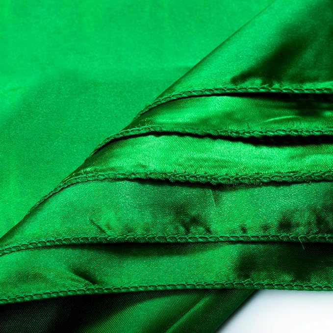 MDS® Pack of 50 Satin Napkins 12 x 12 Inch, Soft Silky Reusable Cloth Dinner Table Napkins for Wedding Décor, Reception, Birthday, Parties, Banquets, Catering, Restaurants & Hotel - Green - Image 6