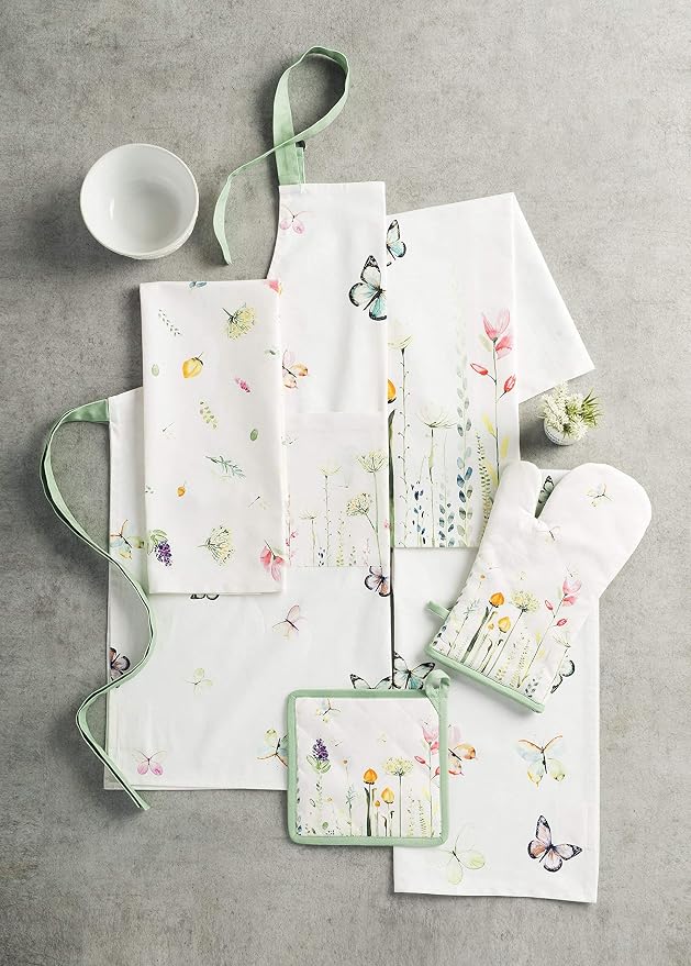 Maison d' Hermine Botanical Fresh Bundle Set 100% Cotton Set of 4 Napkins (20 Inch by 20 Inch) and Set of 4 Place Mats (13 Inch by 19 Inch) - Image 7