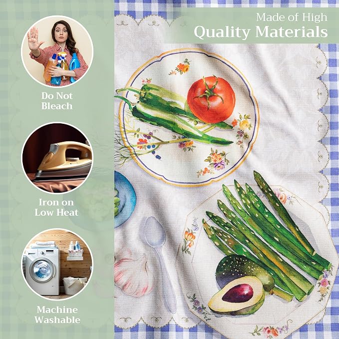 Maison d' Hermine Cloth Napkins Set of 4 Reusable 100% Cotton (20" x 20") | Everyday Square Napkins Cloth Washable Dinner Party Wedding Restaurant Hotel Kitchen Spring Summer - Gourmand - Image 3