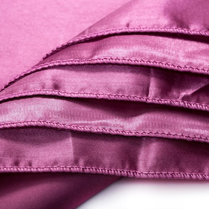 MDS® Pack of 150 Satin Napkins 12 x 12 Inch, Soft Silky Reusable Cloth Dinner Table Napkins for Wedding Décor, Reception, Birthday, Parties, Banquets, Catering, Restaurants & Hotel - Dusty Pink - Image 6