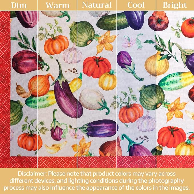 Maison d' Hermine Cloth Napkins Set of 4 Reusable 100% Cotton (18" x 18") | Everyday Square Napkins Cloth Washable Dinner Party Wedding Restaurant Hotel Kitchen Spring Summer - Ratatouille - Image 6