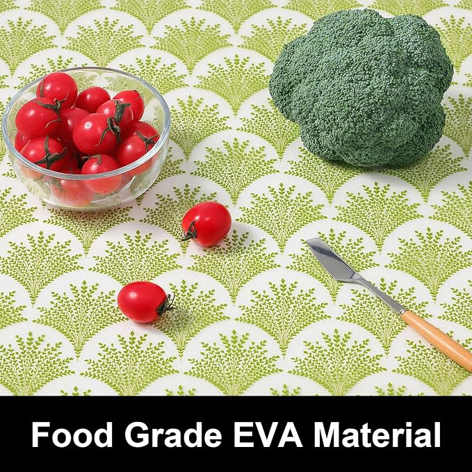 Cooyes Shelf Liners for Kitchen Cabinets, Refrigerator Liners Waterproof & Oil-Proof Kitchen Cupboard Liner Drawer Mats EVA Material Non Adhesive Fridge Liner for Shelves（11.8" W x 236" L） - Image 6