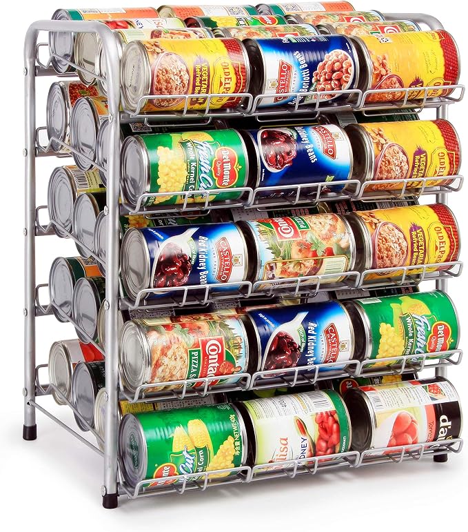 Can Organizer for Pantry, Can Rack Can Storage Dispenser for Canned Food (5 tiers) - Image 4