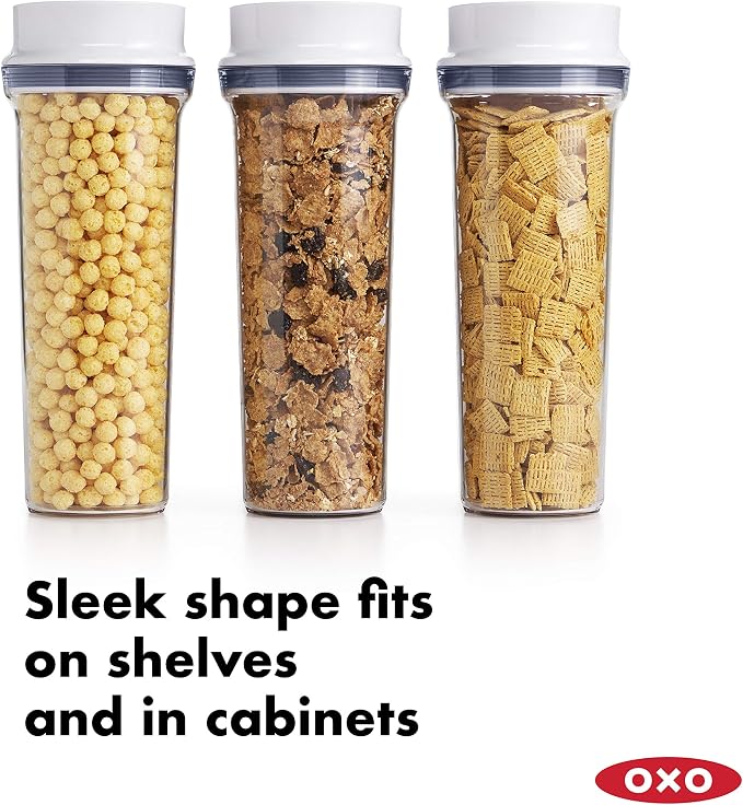 OXO Good Grips 3-Piece POP Cereal Dispenser Set and OXO Good Grips POP Container Accessories 3-Piece Scoop Set - Image 4