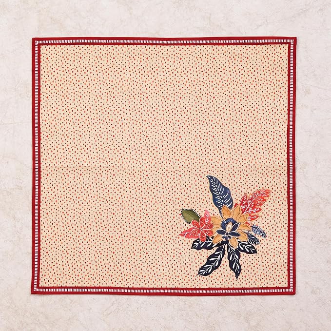 Maison d' Hermine Cloth Napkins Set of 4 Reusable 100% Cotton (20" x 20") | Everyday Square Napkins Cloth Washable Dinner Wedding Restaurant Hotel Kitchen Thanksgiving Christmas - Kalahari - Image 8