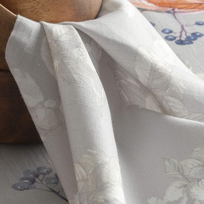 Maison d' Hermine Cloth Napkins Set of 4 Reusable 100% Cotton (20" x 20") | Everyday Square Napkins Cloth Washable Dinner Wedding Restaurant Hotel Kitchen Thanksgiving Christmas - Equinoxe - Grey - Image 7
