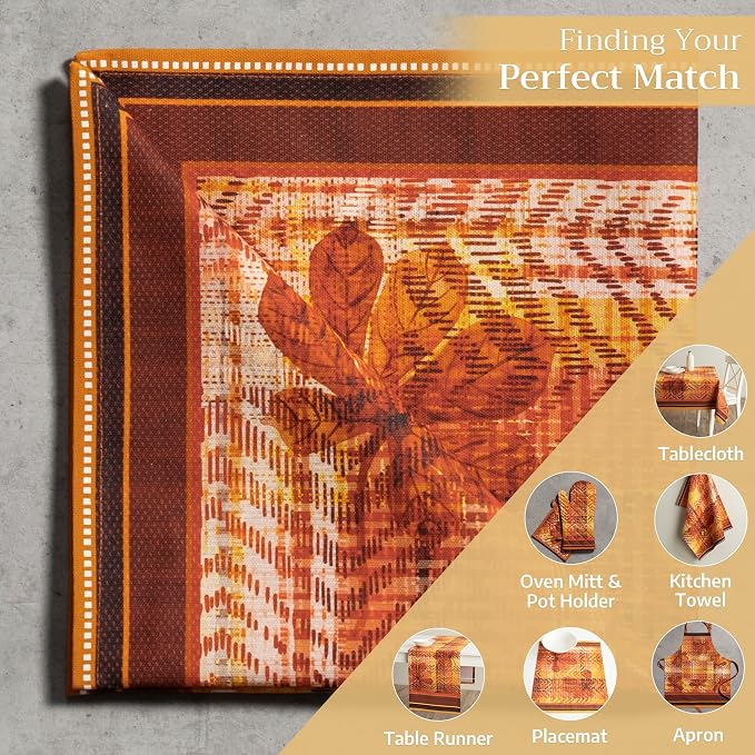Maison d' Hermine Cloth Napkins Set of 4 Reusable 100% Cotton (20" x 20") | Everyday Square Napkins Cloth Washable Dinner Wedding Restaurant Hotel Kitchen Thanksgiving Christmas - Thanksgiving Tartan - Image 6