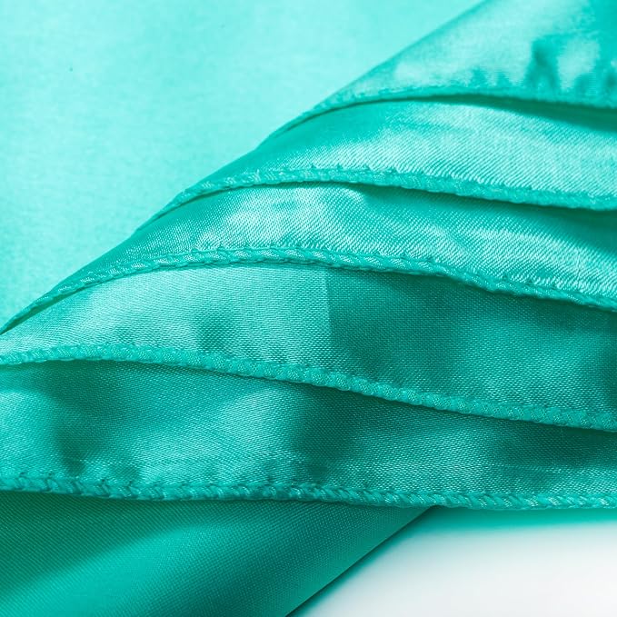 MDS® Pack of 150 Satin Napkins 12 x 12 Inch, Soft Silky Reusable Cloth Dinner Table Napkins for Wedding Décor, Reception, Birthday, Parties, Banquets, Catering, Restaurants & Hotel - Mint - Image 6