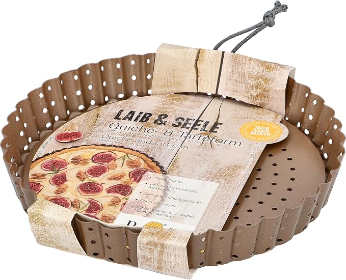 Birkmann, 210547 Quiche and Tart Mould with Loose Base Diameter 20 cm | cm by RBV+Birkmann