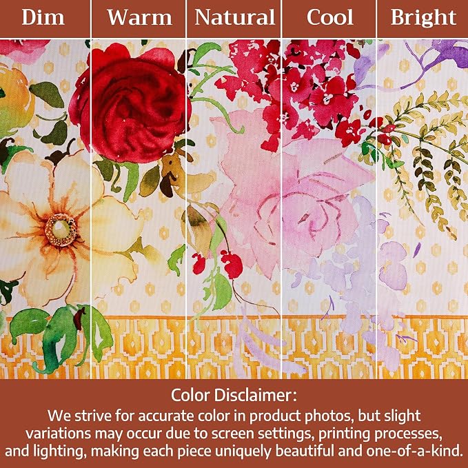 Maison d' Hermine Cloth Napkins Set of 4 100% Combed Cotton (20" x 20") | Everyday Square Napkins Cloth Washable Dinner Party Wedding Restaurant Hotel Kitchen Spring Summer - Summer Joy - Image 9