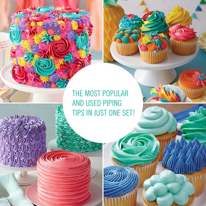 Professional Icing Tips Set (31pcs): Reusable Pastry Bag + 26 Extra Large Piping Tips + 3 couplers, for Decorating Cupcakes, Cakes & Churros - Piping Nozzles Kit Made in Korea & Japan - Image 5