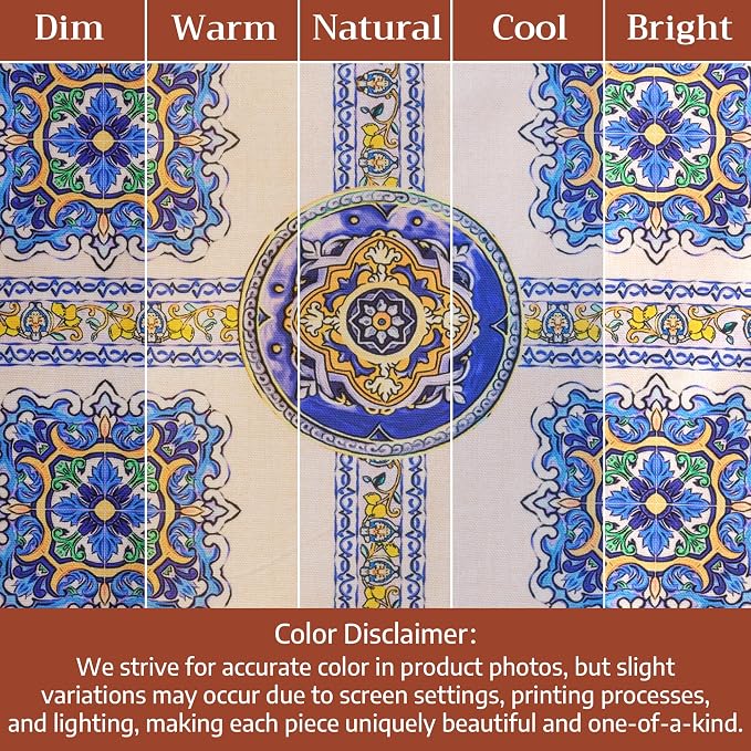 Maison d' Hermine Cloth Napkins Set of 4 100% Combed Cotton (20" x 20") | Everyday Square Napkins Cloth Washable Dinner Party Wedding Restaurant Hotel Kitchen Spring Summer - Sciacca - Image 9
