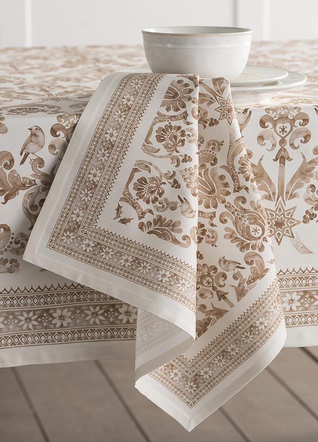 Maison d' Hermine Cloth Napkins Set of 4 Reusable 100% Cotton (20" x 20") | Everyday Square Napkins Cloth Washable Dinner Wedding Restaurant Hotel Kitchen Thanksgiving Christmas - Allure - Image 9