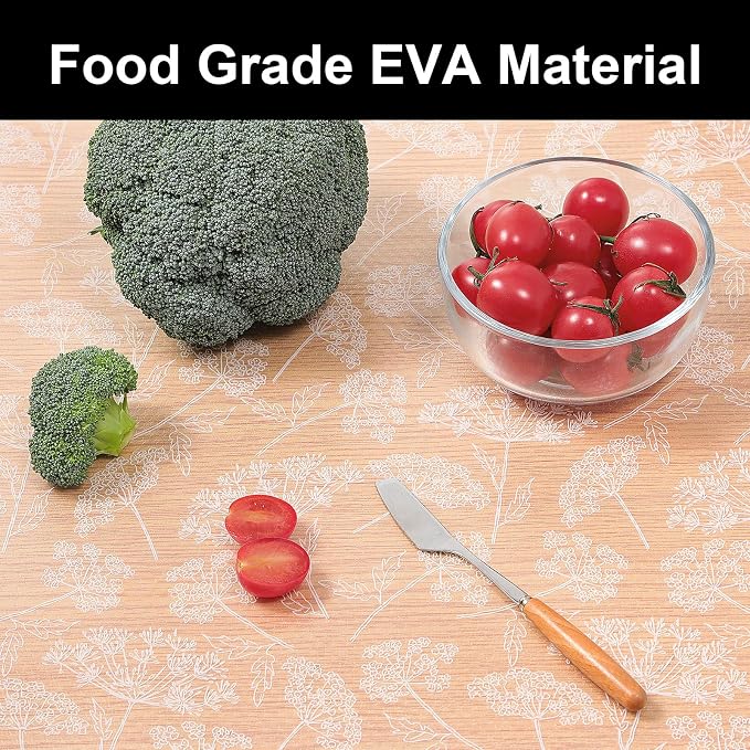Cooyes Shelf Liners for Kitchen Cabinets, Waterproof and Oil-Proof Kitchen Cupboard Liner, Refrigerator Liners and Plastic Drawer Mats EVA Non Adhesive Shelves - Image 5