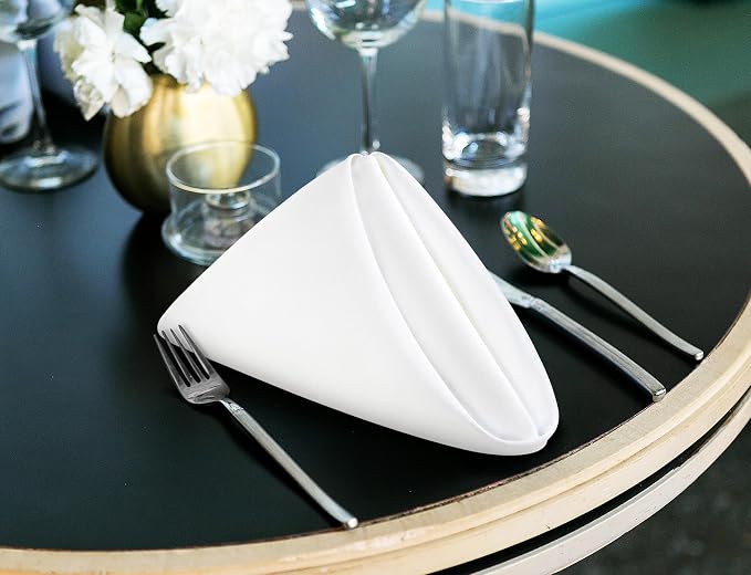 Bulk 288-Pack Hotel Cloth Napkins, 20" x 20", Wrinkle Resistant, White | High Volume Collection for Restaurants, Catering & Event Venues, Washable & Reusable - Image 9