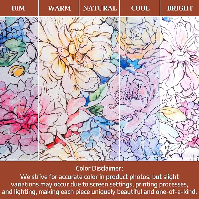 Maison d' Hermine Cloth Napkins Set of 4 Reusable 100% Cotton (20" x 20") | Everyday Square Napkins Cloth Washable Dinner Party Wedding Restaurant Hotel Kitchen Spring Summer - Floral Love - Image 6