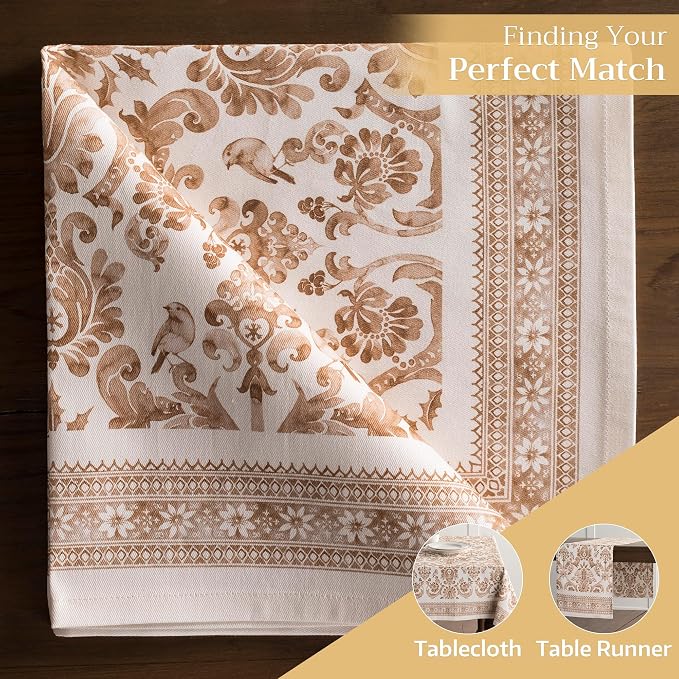 Maison d' Hermine Cloth Napkins Set of 4 Reusable 100% Cotton (20" x 20") | Everyday Square Napkins Cloth Washable Dinner Wedding Restaurant Hotel Kitchen Thanksgiving Christmas - Allure - Image 3