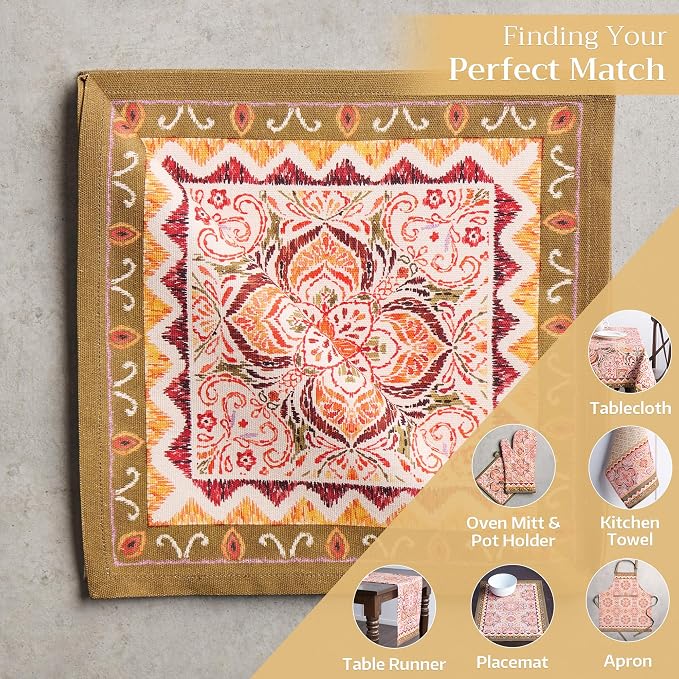 Maison d' Hermine Cloth Napkins Set of 4 Reusable 100% Cotton (20" x 20") | Everyday Square Napkins Cloth Washable Dinner Wedding Restaurant Hotel Kitchen Thanksgiving Christmas - Damask - Image 5