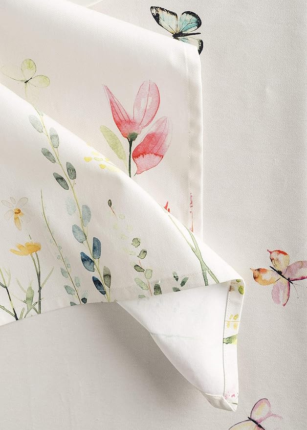 Maison d' Hermine Botanical Fresh Bundle Set 100% Cotton Set of 4 Napkins (20 Inch by 20 Inch) and Set of 4 Place Mats (13 Inch by 19 Inch) - Image 8