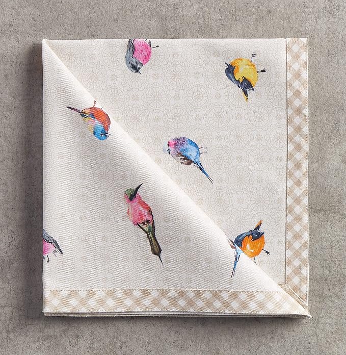 Maison d' Hermine Birdies on Wire Bundle Set 100% Cotton Set of 4 Napkins (20 Inch by 20 Inch) and Set of 4 Place Mats (13 Inch by 19 Inch) - Image 7
