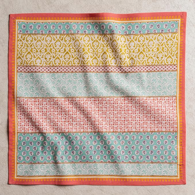 Maison d' Hermine Cloth Napkins Set of 6 Reusable 100% Cotton (20" x 20") | Everyday Square Napkins Cloth Washable Dinner Party Wedding Restaurant Hotel Kitchen Spring Summer - Provence - Image 8