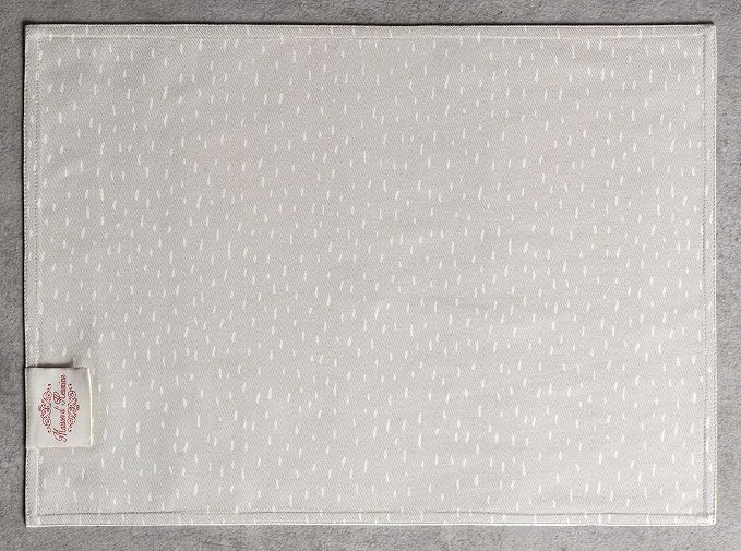 Maison d' Hermine Jardin D’ETE - Fog Bundle Set 100% Cotton Set of 4 Napkins (20 Inch by 20 Inch) and Set of 4 Place Mats (13 Inch by 19 Inch) - Image 5