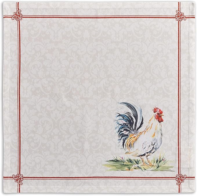 Maison d' Hermine Campagne Bundle Set 100% Cotton Set of 4 Napkins (20 Inch by 20 Inch) and Set of 4 Place Mats (13 Inch by 19 Inch) - Image 2