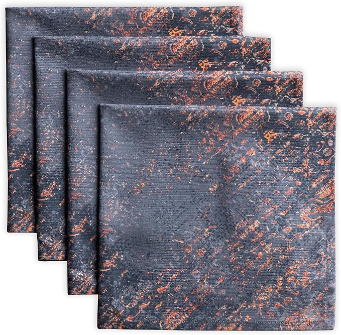 Maison d' Hermine Cloth Napkins Set of 4 Reusable 100% Cotton (20" x 20") | Everyday Square Napkins Cloth Washable Dinner Wedding Restaurant Hotel Kitchen Thanksgiving Christmas - Imperfection by MaisondHermine
