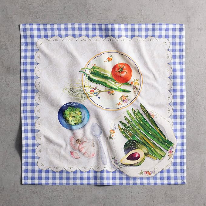 Maison d' Hermine Cloth Napkins Set of 4 Reusable 100% Cotton (20" x 20") | Everyday Square Napkins Cloth Washable Dinner Party Wedding Restaurant Hotel Kitchen Spring Summer - Gourmand - Image 7