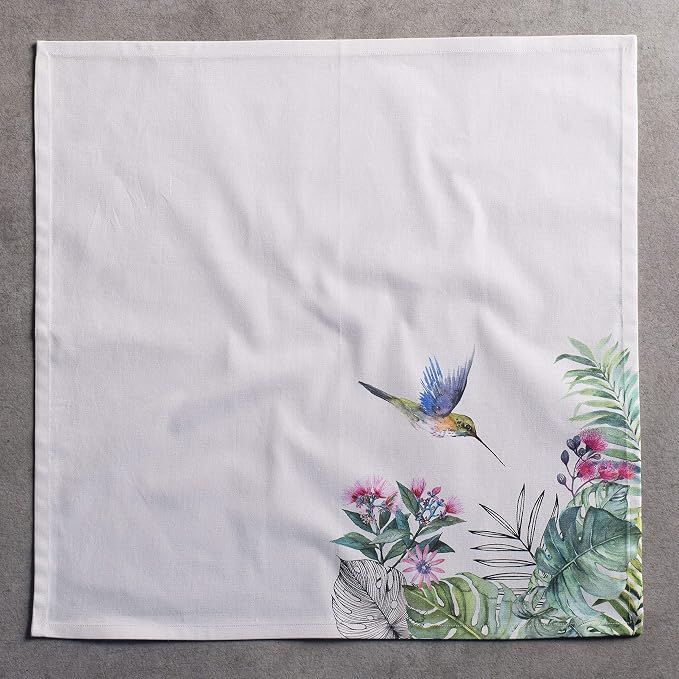 Maison d' Hermine Tropiques Bundle Set 100% Cotton Set of 4 Napkins (20 Inch by 20 Inch) and Set of 4 Place Mats (13 Inch by 19 Inch) - Image 3